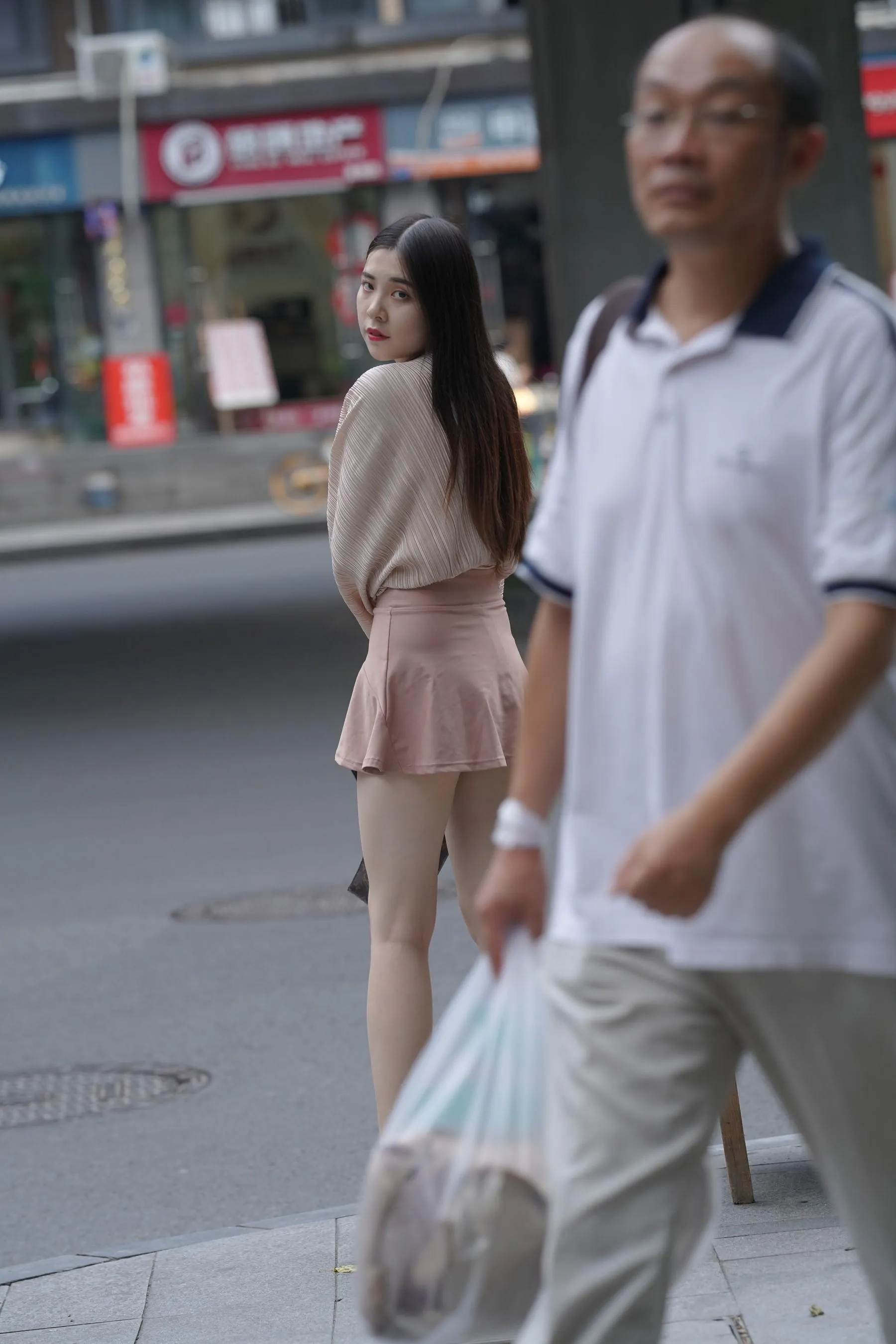 魔镜街拍 NO.167 可爱的粉色短裙小姐姐 [495P]插图1